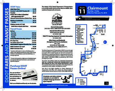 Government of Detroit /  Michigan / Detroit / Geography of Michigan / Michigan / Detroit Department of Transportation