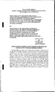 STATE OF NEW MEXICO ENERGY, MINERALS AND NATURAL RESOURCES DEPARTMENT OIL CONSERVATION COMMISSION APPLICATION OF THE NEW MEXICO OIL AND GAS ASSOCIATION FOR AMENDMENT OF CERTAIN PROVISIONS