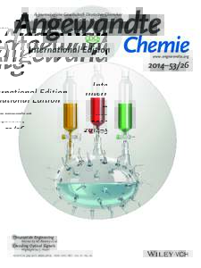 Angewandte A Journal of the Gesellschaft Deutscher Chemiker International Edition  Chemie