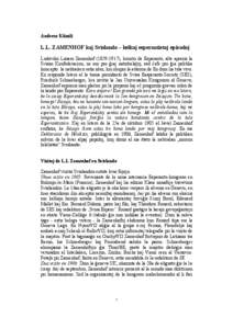 Andreas Künzli  L.L. ZAMENHOF kaj Svislando – kelkaj esperantistaj epizodoj