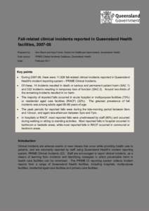 Falls resulting in injury in Queensland Hospital Admitted Patient Data, [removed]