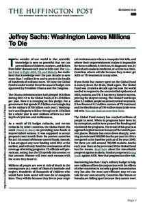 :12 World Jeffrey Sachs: Washington Leaves Millions To Die