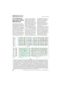 PROTEIN SEQUENCE MOTIFS A novel oxidoreductase family sharing a conserved