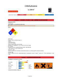 2-Methylbutane sc[removed]Material Safety Data Sheet