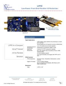 Nvidia Ion / Field-programmable gate array / PCI Express / Electronic engineering / Electronics / PowerPC 400 / Computer hardware / DDR3 SDRAM / SDRAM