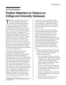 Microsoft Word - Position Statement on Tobacco_FINAL Nov 2011