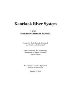 Microsoft Word - Kanektok River Final II-B Report[removed]