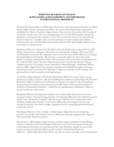 Fraternities and sororities in North America / Academia / Education in the United States / Structure / Barbara McKinzie / Alpha Omega Epsilon / National Pan-Hellenic Council / Alpha Kappa Alpha / Professional fraternities and sororities