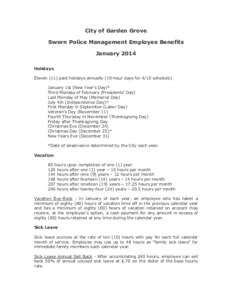 Microsoft Word[removed]Police Sworn Mgmt Benefits.doc