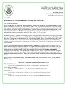 New Milford Public School District 145 MADISON AVENUE, NEW MILFORD, NJ2952 ext.1118 ~ Fax: Danielle M. Shanley Director of Curriculum and Instruction