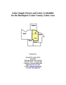 Employment / Socioeconomics / Wage / Labor force / Quarterly Census of Employment and Wages / Human resource management / Nonfarm payrolls / Cedar County /  Nebraska / Labor economics / Economics / Unemployment