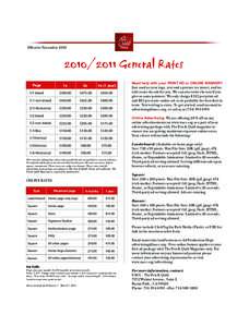 Effective NovemberGeneral Rates Page  1x