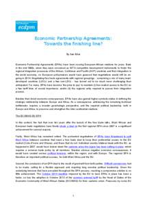 Cotonou Agreement / African /  Caribbean and Pacific Group of States / Africa–EU Summit / Free trade area / European Union / European Centre for Development Policy Management / Future enlargement of the European Union / European Union Association Agreement / International relations / International trade / Economic Partnership Agreements