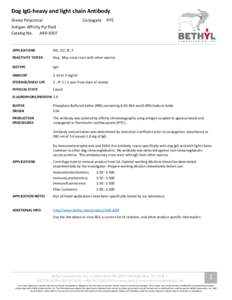 Biochemistry / Glycoproteins / Immune system / Laboratory techniques / Protein methods / Immunohistochemistry / ELISA / Antibody / Immunoglobulin G / Biology / Anatomy / Immunologic tests