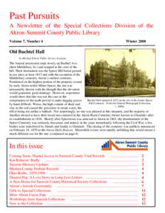 Akron metropolitan area / Akron /  Ohio / University of Akron / Akron-Summit County Public Library / Buchtel / O. C. Barber / The Summit County Historical Society of Akron /  Ohio / Neighborhoods in Akron /  Ohio / Summit County /  Ohio / Ohio / Greater Cleveland