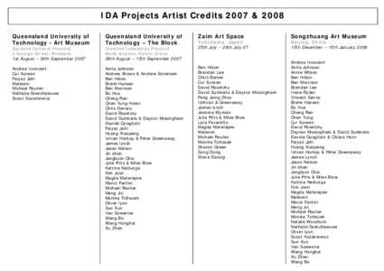 Microsoft Word - IDAp artists list.doc