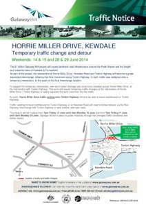[removed]TN-312-Horrie Miller Drive traffic change June 2014 UPDATED