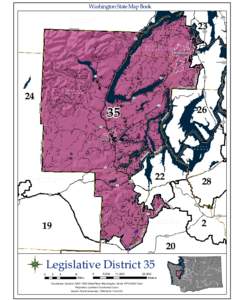 Washington State Map Book  23 V U