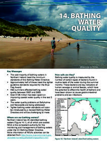 Beaches / Blue Flag beach / Flags / Quality / Benone / Bathing / Water quality / Water Framework Directive / Bangor /  County Down / Matter / Soft matter / Water