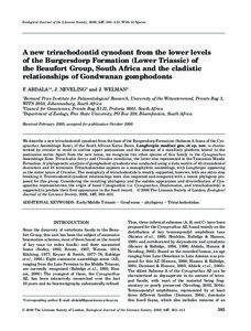 Blackwell Publishing LtdOxford, UKZOJZoological Journal of the Linnean Society0024-4082The Linnean Society of London, 2006*** [removed]*** 383413