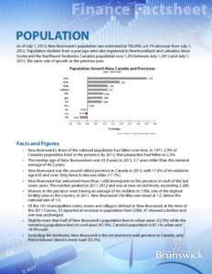 Department of Finance Factsheet - Population