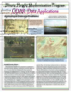 Illinois Height Modernization Program  LiDAR Data Applications Agricultural Drainage Problems
