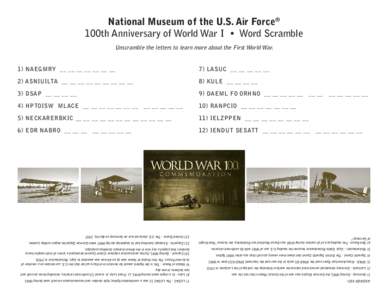 ANSWER KEY: 1) Germany - During WWI, the German Empire was one of the Central Powers that lost the war. 2) Lusitania - Germany introduced unrestricted submarine warfare following the sinking of the Lusitania in[removed]) 