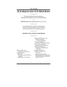 No[removed]: EPA v. EME Homer City - Petition