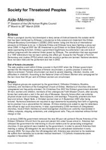 Microsoft Word - Eritrea-GfbV.doc