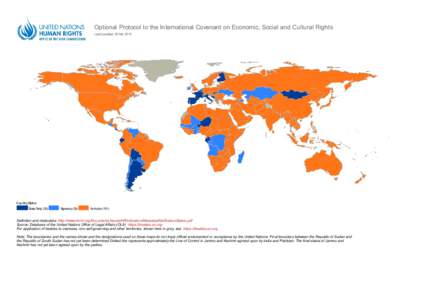 Optional Protocol to the International Covenant on Economic, Social and Cultural Rights Last Updated: 30 Mar 2015 Country Status State Party (20)