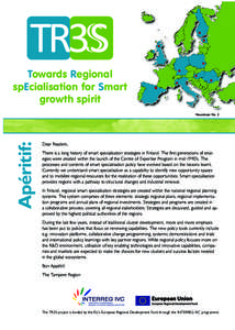 Towards Regional spEcialisation for Smart growth spirit Apéritif: