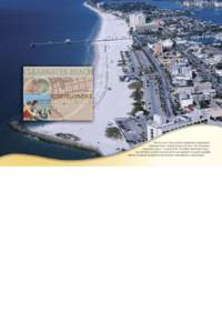 The Economic Development Department spearheaded Clearwater Beach redevelopment with new resort hotel and residential projects. Funding for the $15 million Beachwalk Project was identiﬁed, and the brochure at left was d