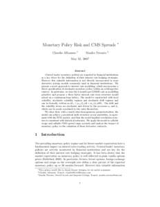 Finance / Stochastic volatility / Volatility / Markov chain / Local volatility / Stochastic drift / Implied volatility / Mathematical finance / Statistics / Financial economics