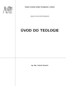 ČESKÉ VYSOKÉ UČENÍ TECHNICKÉ V PRAZE  FAKULTA ELEKTROTECHNICKÁ