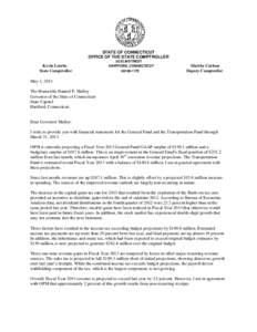 STATE OF CONNECTICUT OFFICE OF THE STATE COMPTROLLER Kevin Lembo State Comptroller  55 ELM STREET