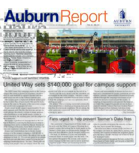 AuburnReport September 22, 2008 For  t h e f a c u l t y a n d s t a ff o f