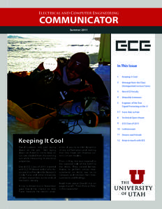 Electrical and Computer Engineering  COMMUNICATOR Summer[removed]In This Issue