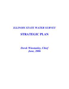 Illinois State Water Survey - Strategic Plan