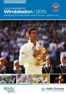 All England Lawn Tennis and Croquet Club / Skyview / Centre Court / Roger Federer / Tennis / The Championships /  Wimbledon / Sports