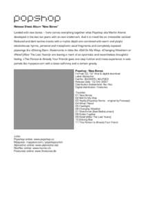 Microsoft Word - Popshop Release Sheet English.doc