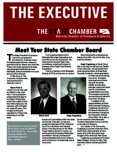THE EXECUTIVE THE STATE CHAMBER Nebraska Chamber of Commerce & Industry July/August 2010