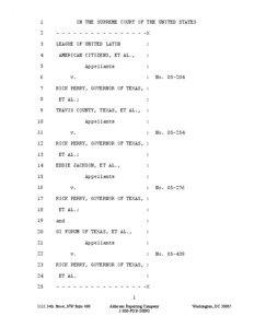 Bush v. Vera / Antonin Scalia / John Roberts / 14th Street Northwest and Southwest / United States Constitution / Conservatism in the United States / Supreme Court of the United States / United States federal courts