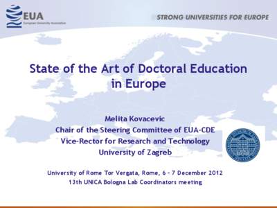 Knowledge / Doctorate / Bologna Process / Doctor of Philosophy / Professor / Salzburg / Higher education / Education / Titles / Academia