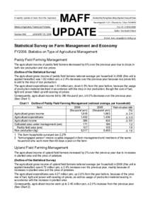 MAFF UPDATE A weekly update of news from the Japanese  International Policy PlanningDivision,Ministry of Agriculture,Forestry andFisheries