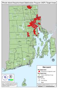 Rhode Island Neighborhood Stabilization Program (NSP) Target Areas WOONSOCKET BURRILLVILLE NORTH SMITHFIELD