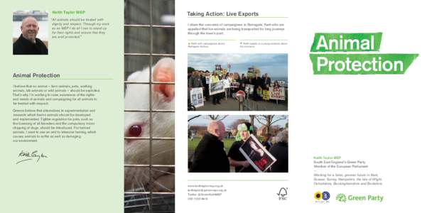 Keith Taylor MEP  Taking Action: Live Exports 