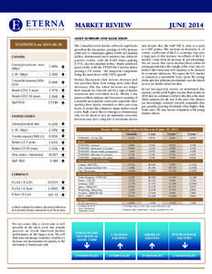 MARKET REVIEW		  JUNE 2014 ASSET SUMMARY AND ALLOCATION
