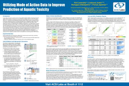 Utilizing Mode of Action Data to Improve Prediction of Aquatic Toxicity
