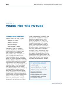 2009 Comprehensive Transportation Plan for Sonoma County - Chapter 4: Vision for the Future