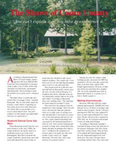 The Shaws of Coosa County “You can’t explain it … You have to experience it.” By COLEEN VANSANT, Information Specialist, Alabama Forestry Commission, Cullman  A